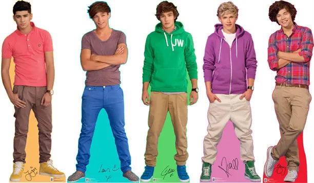 One Direction Life Size Cardboard Cutouts