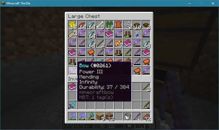 minecraft infinity enchantment