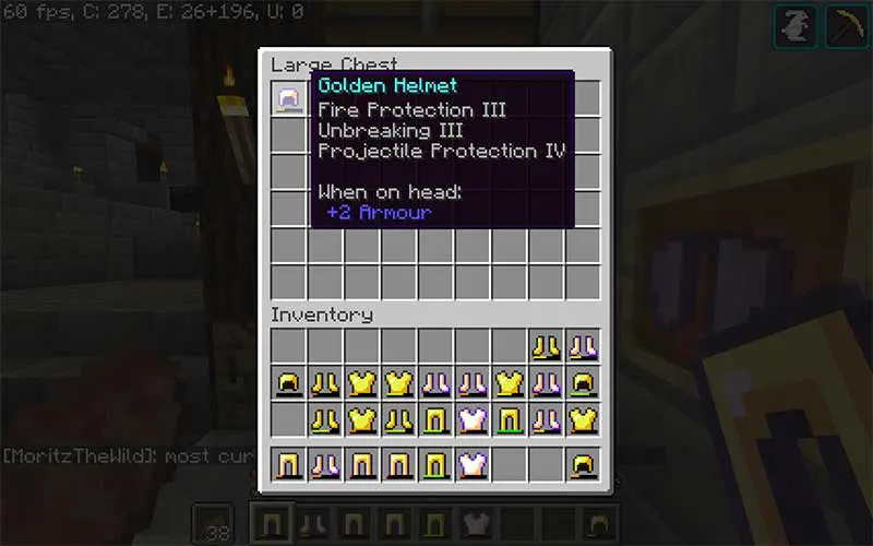 minecraft projectile protection