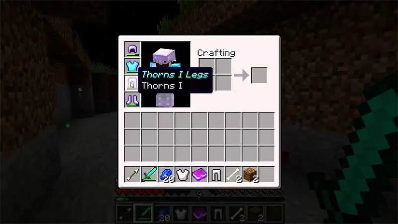 minecraft thorns enchantment