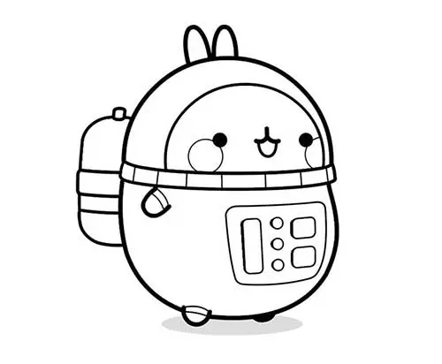 molang astronaut