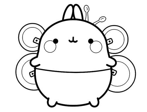 molang as a bee