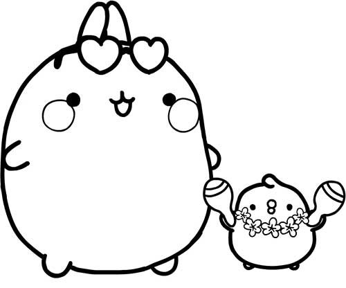 molang and piu piu party time