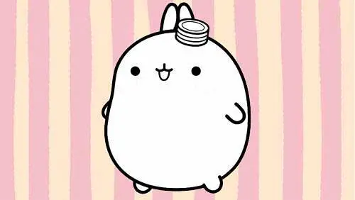 molang as a bell hop