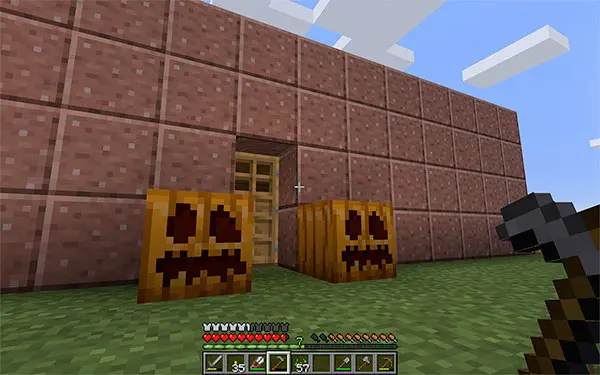 minecraft jack-o-lanterns