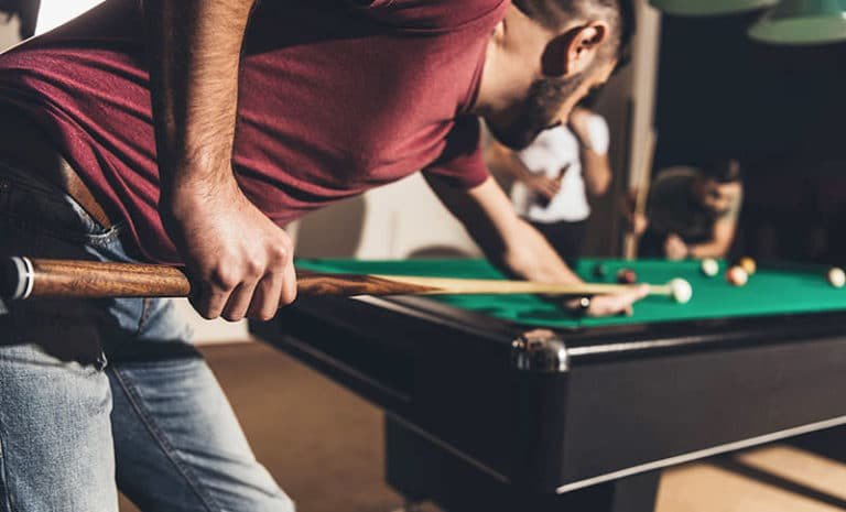 people playing pool