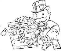 Monopoly Coloring Pages | Geeky Matters