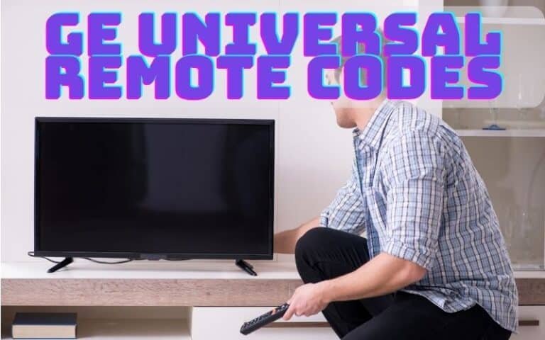 GE Universal Remote Codes