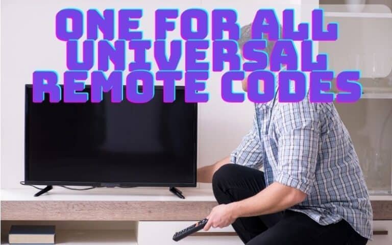 One For All Universal Remote Codes