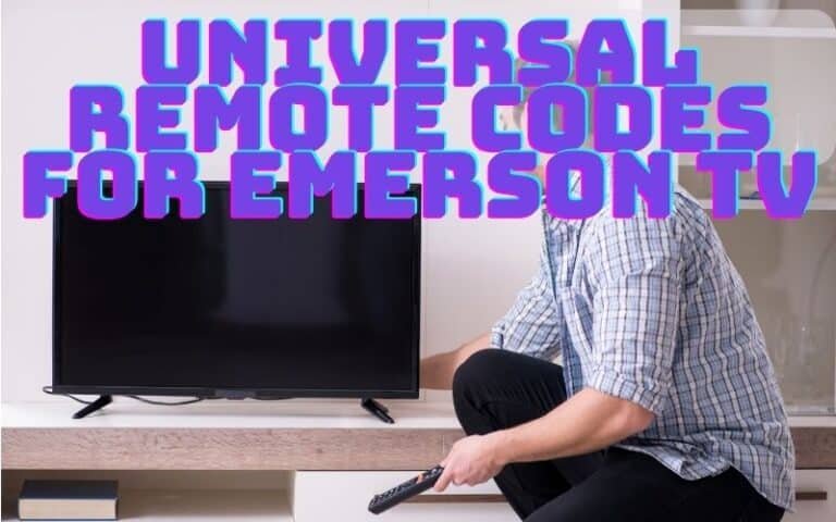 Universal Remote Codes for Emerson TV