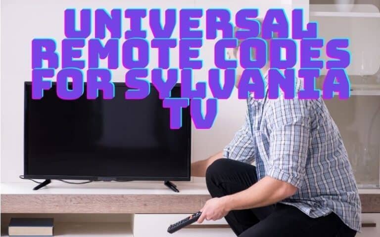 Universal Remote Codes for Sylvania TV