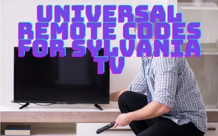Universal Remote Codes for Sylvania TV and Programming Guide (2023)