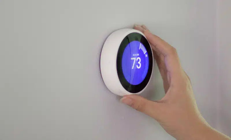 using smart thermostat