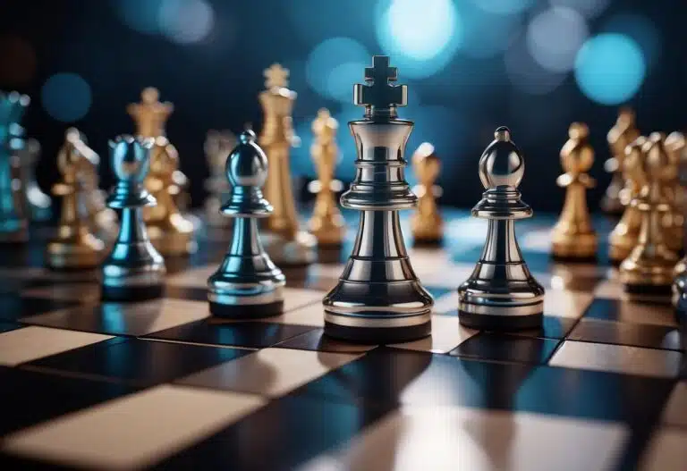 chess pieces on board